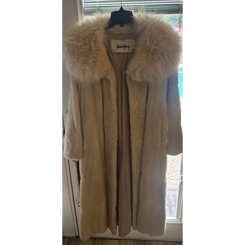 Neiman Marcus Full Length Mink Coat Blonde Sexy Vibe "Jo Collins"
